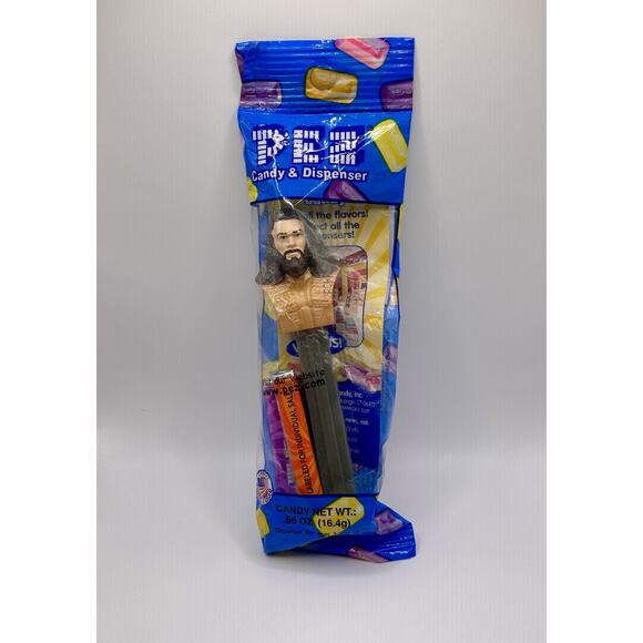 ~*NIP*~ Pez Dispenser D.C. COMICS AQUAMAN Produced 2017 Retired - Hard2Find - Picture 1 of 4